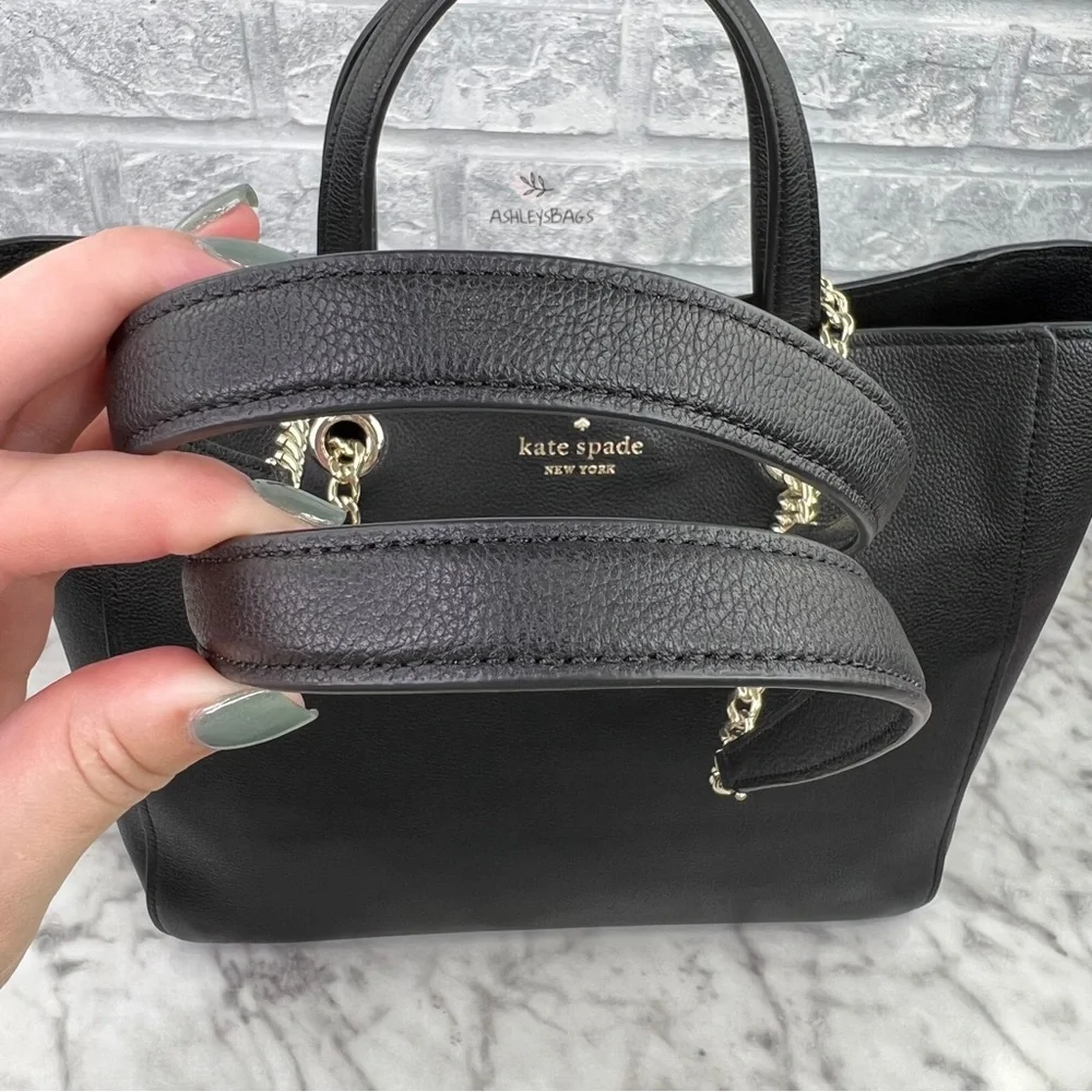 Kate Spade Infinite Large Triple Compartment Tote In Black